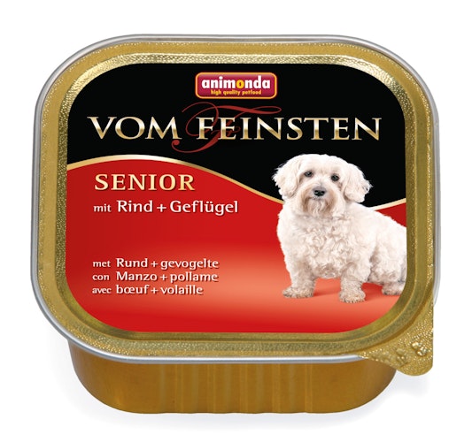 animonda Vom Feinsten Senior 150g Schale Hundenassfutter