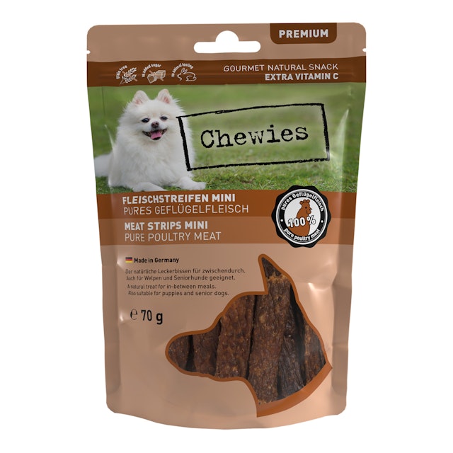 Chewies Mini Fleischstreifen 70 Gramm HundesnackVorschaubild