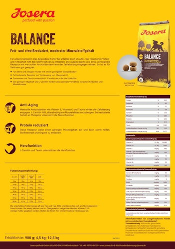 Josera Senior Balance Hundetrockenfutter