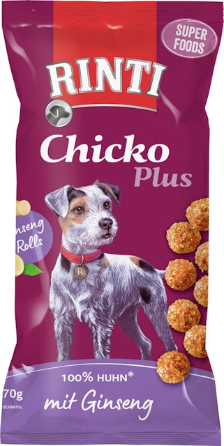 RINTI Chicko Plus Superfoods Huhn 70 Gramm HundesnackVorschaubild
