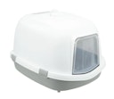 Vorschaubild TRIXIE Katzentoilette Primo XXL Top, mit Haube, 56 × 47 × 71 cm, grau/weiß