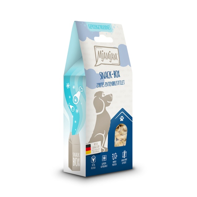MJAMJAM leckere Snackbox 80g HundesnackVorschaubild