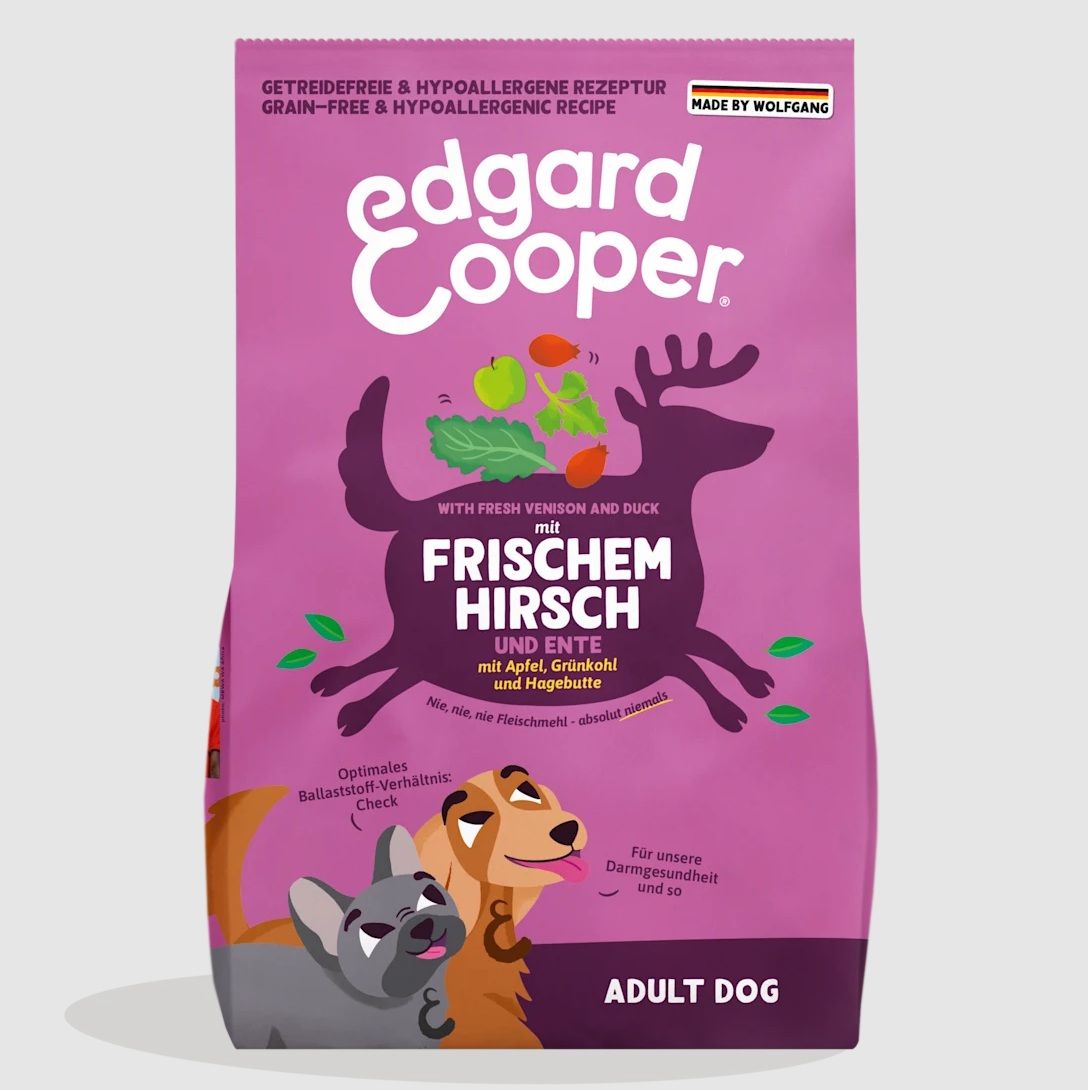 Edgard&Cooper Frischer Hirsch & Ente Small 3kg Hundetrockenfutter