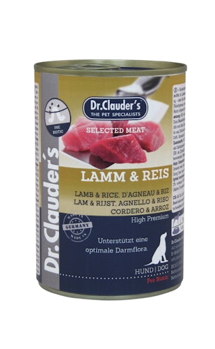 Dr. Clauder's Selected Meat Pre Biotics 400g Dosen Hundenassfutter