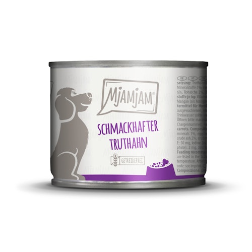 MJAMJAM Leckere Mahlzeit 200g Dose Hundenassfutter