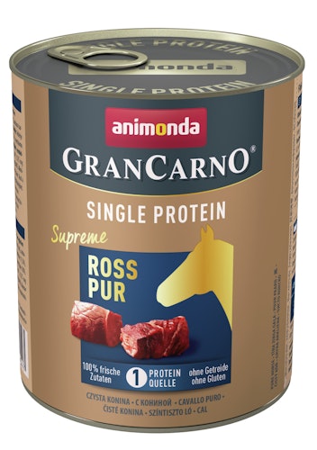 animonda Gran Carno Single Protein Supreme 800g Dose Hundenassfutter