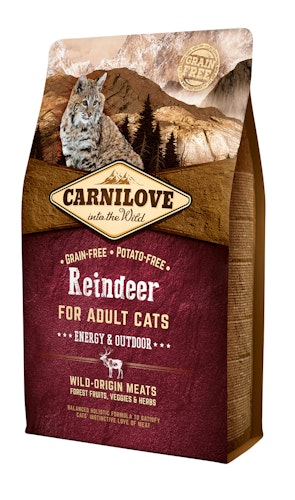 CARNILOVE Energy & Outdoor Reindeer Katzentrockenfutter