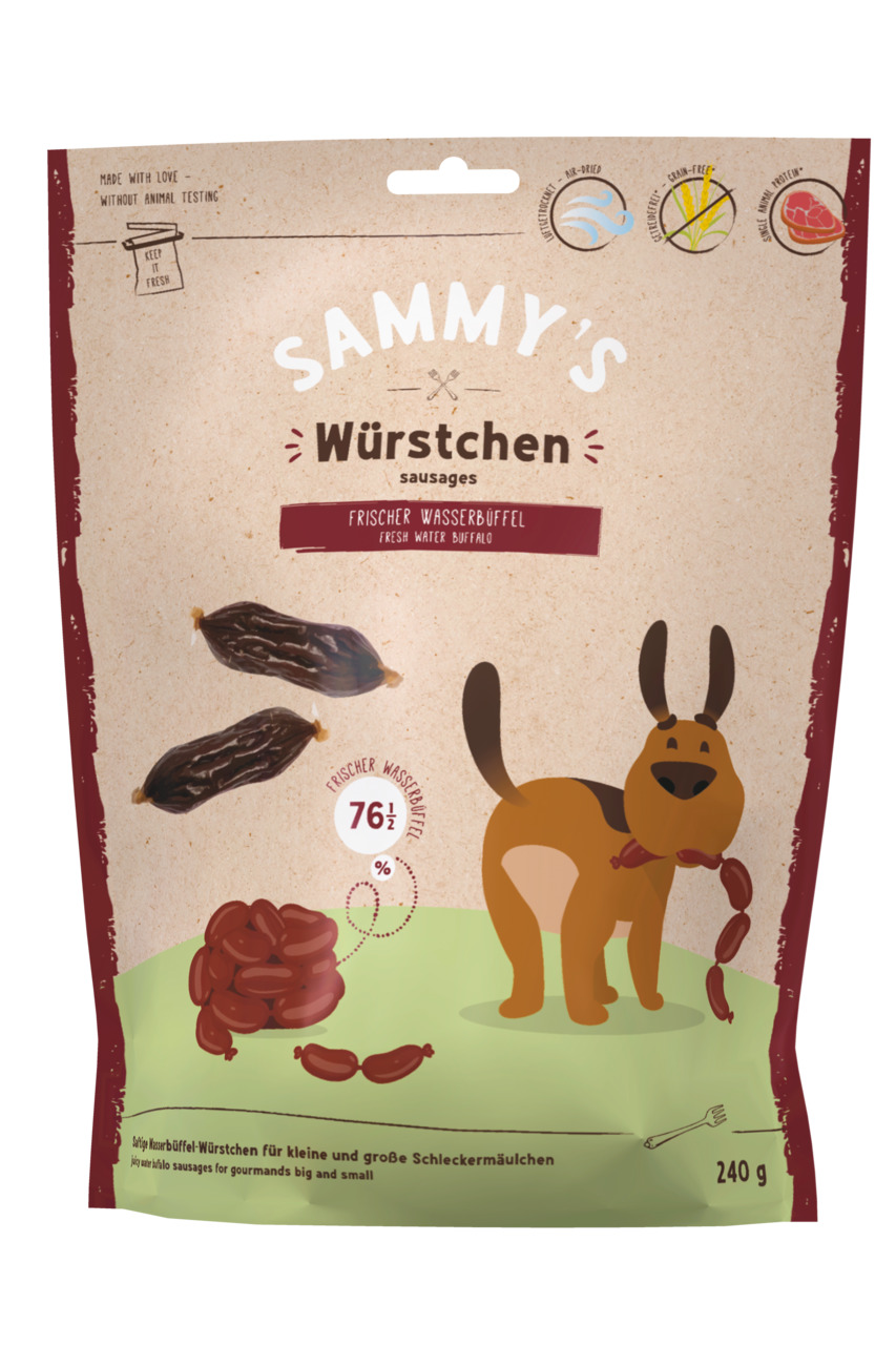 Bosch Sammy's Würstchen Wasserbüffel Hundesnacks
