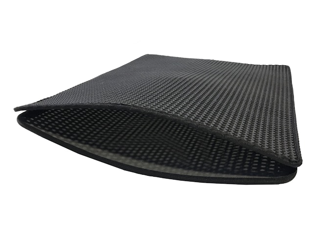 NOBBY Sieb-Vorleger Katzentoilette schwarz eckig 39 x 60 cm