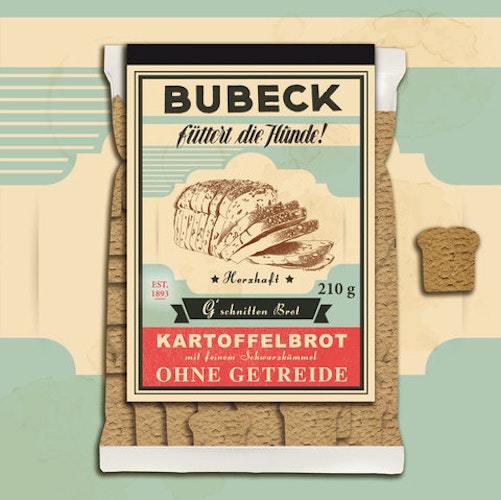 Bubeck G'schnitten Brot Hundesnack