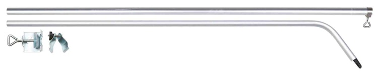 TRIXIE -Geländer-Klemme mit Teleskopstange