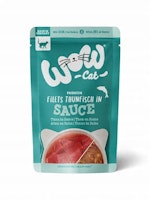 WOW Beutel 16x85g Thunfisch in Sauce Katzennassfutter