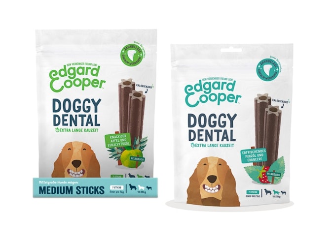 Edgard & Cooper Snack-Mix Doggy Dental M  2x160g Hundesnack