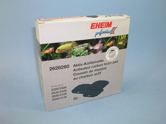 EHEIM 2628260 Aktivkohlematte (3 Stück) für eXperience 350 (2426)