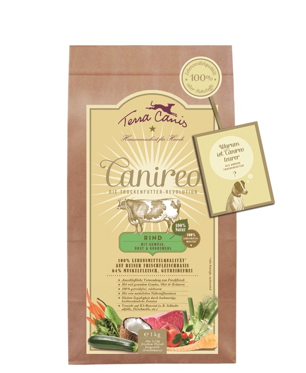 Terra Canis Canireo Rind getreidefrei Hundetrockenfutter