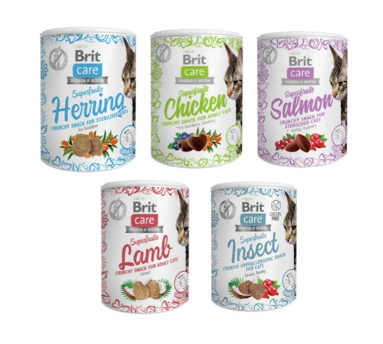 Brit CARE Snack-Mix Superfruits 5x100g Katzensnack