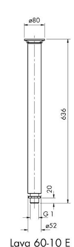 Oase Lava 60 - 10 E (50891)