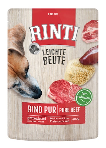 RINTI Leichte Beute 400g Frischebeutel Hundenassfutter