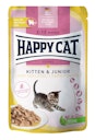Vorschaubild HAPPY CAT Meat in Sauce Kitten & Junior 85 Gramm Katzennassfutter