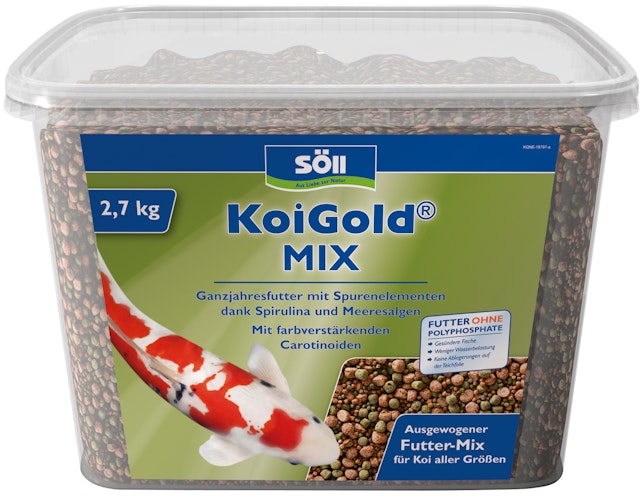 Söll Fischfutter KoiGold® Mix 2,4 kg