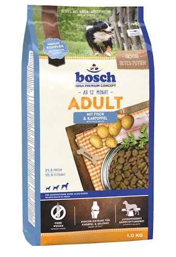 bosch Adult Fisch & Kartoffel Hundetrockenfutter