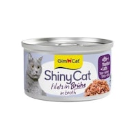 GimCat ShinyCat Brühe Thunfisch+Lachs 70g Katzennassfutter