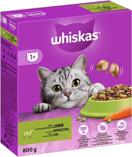 Whiskas 1+ 800 Gramm Katzentrockenfutter