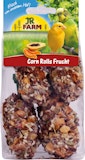JR FARM Birds Corn Rolls Frucht mit Halter (4 Stück) 90g VogelsnackZubehörbild