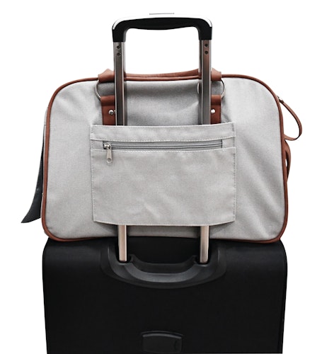 NOBBY Tasche "PERKA" hellgrau; L: 40 x 20 x 28 cm