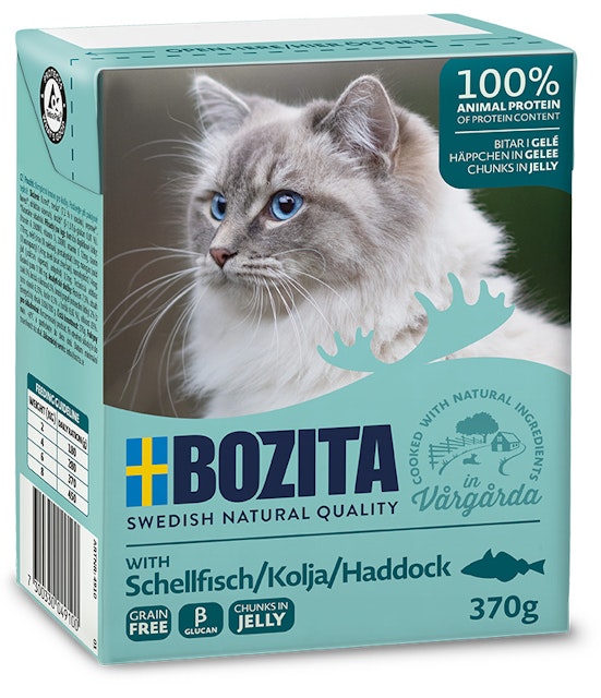 Bozita Häppchen in Gelee 370 Gramm KatzennassfutterVorschaubild