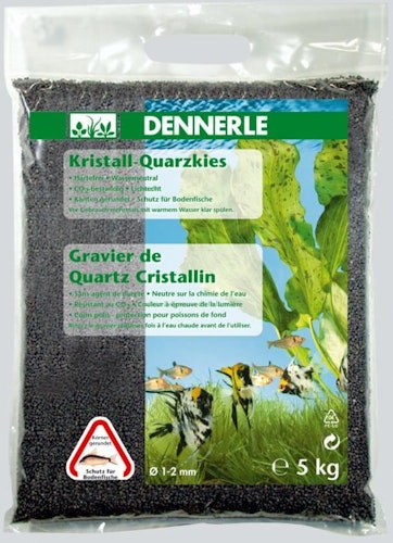 DENNERLE Kristall-Quarzkies schiefergrau 1-2 mm (5 kg)