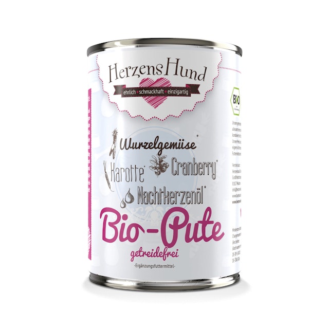 Herzenshund 400 Gramm HundenassfutterVorschaubild