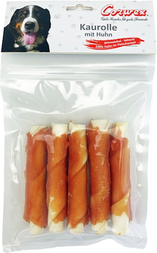 Corwex Kaurolle mit Huhn Hundekauartikel
