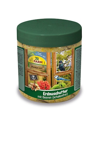 JR FARM Peanut Pot Erdnussbutter 400g Wildvogelfutter zum Nachfüllen