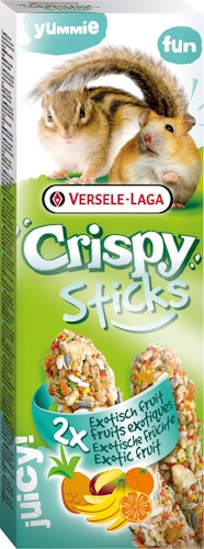 Crispy Sticks Hamster-Eichhörnchen Exotische Früchte 110g (2 Stück) Kleintiersnack