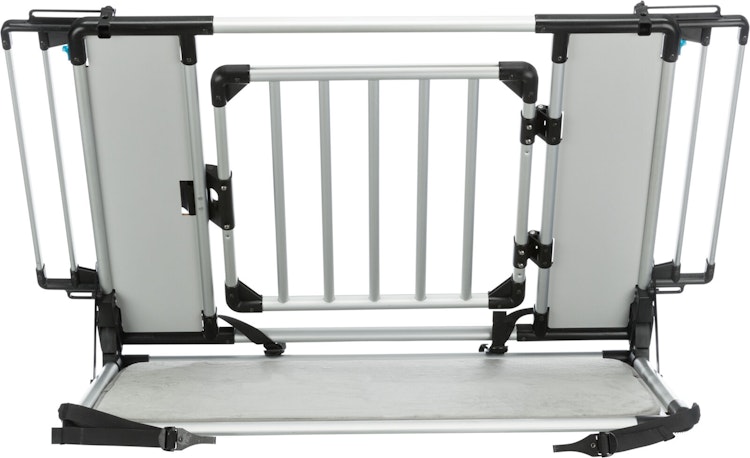 B-WARE TRIXIE Universal-Heckgitter 94-114x69x53cm silber/schwarz