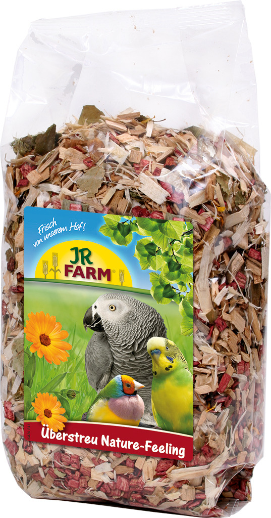 JR FARM Überstreu Nature-Feeling 500g Einstreu für Vögel