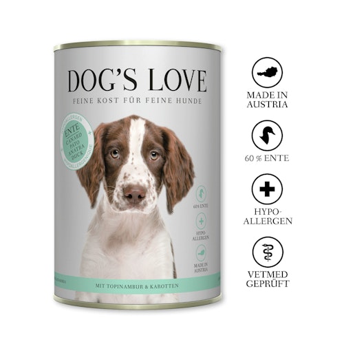 Dog's Love Hypoallergen 400g Dose Hundenassfutter