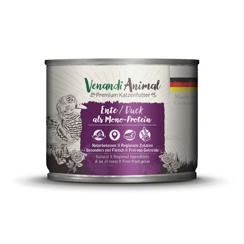Venandi Animal Monoprotein 200g Katzennassfutter