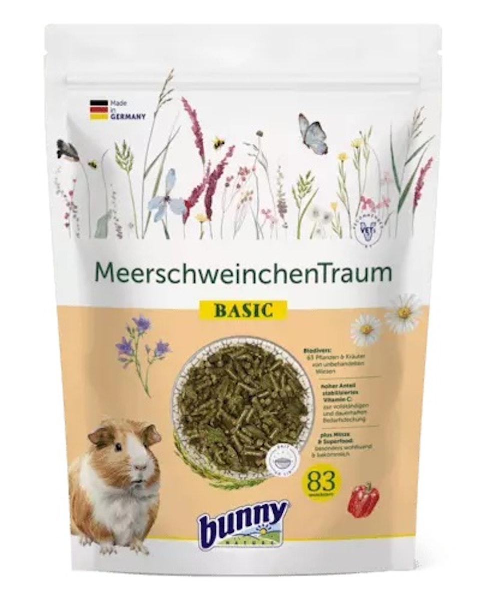 Bunny MeerschweinchenTraum basic Kleintierfutter 4 Kilogramm