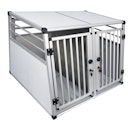 Vorschaubild NOBBY Aluminium Autotransportbox doppelt "New Design" B x T x H: 92 x 88 x 68 cm