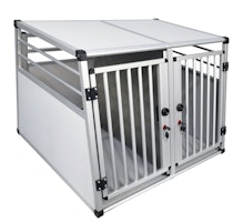 NOBBY Aluminium Autotransportbox doppelt "New Design" B x T x H: 92 x 88 x 68 cm