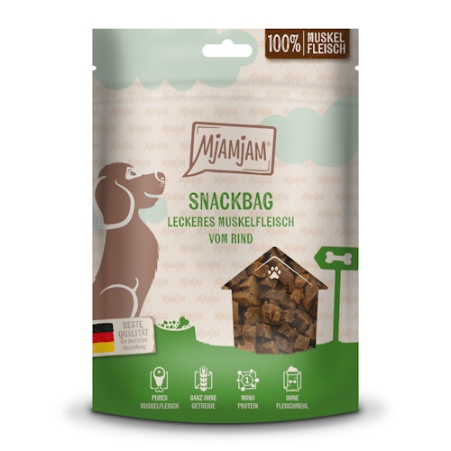 MJAMJAM Snackbag 100 Gramm Hundesnacks