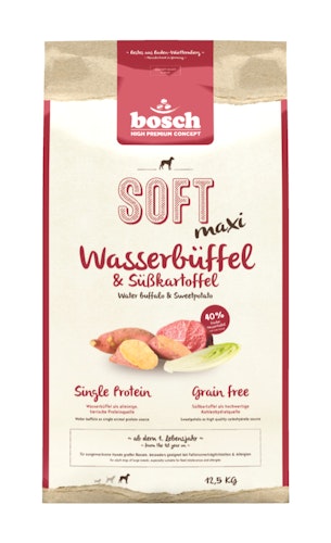 bosch SOFT Maxi Wasserbüffel & Süßkartoffel Hundetrockenfutter