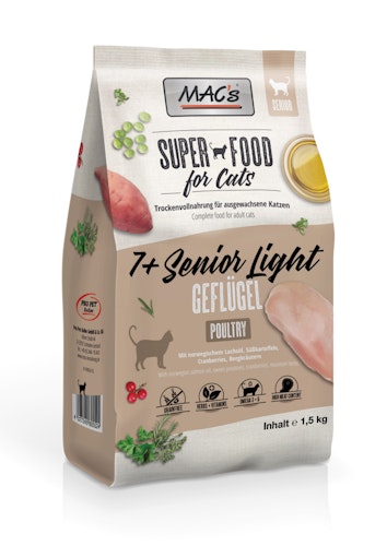 MAC's Cat 7+ Senior/Light Katzentrockenfutter
