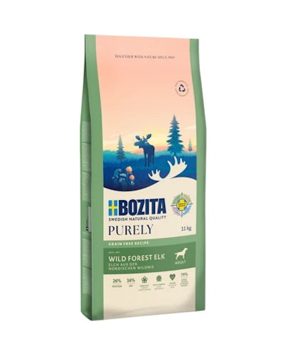 Bozita 11kg Purely Adult Elch