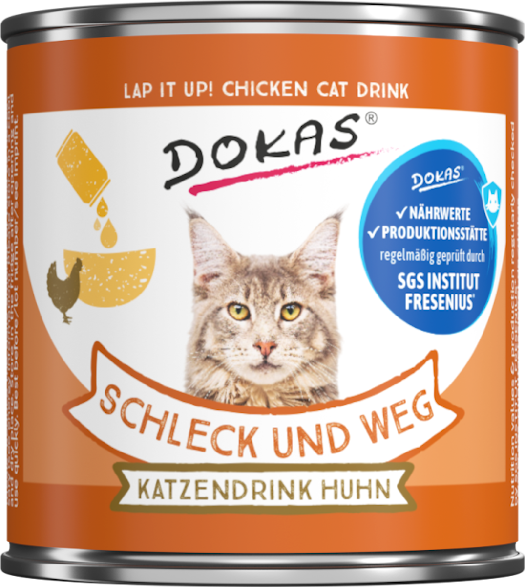 Dokas Katze Drink Katzensnack Katzendrink Huhn