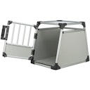 Vorschaubild TRIXIE Transportbox Aluminium silber/hellgrau Transportbox