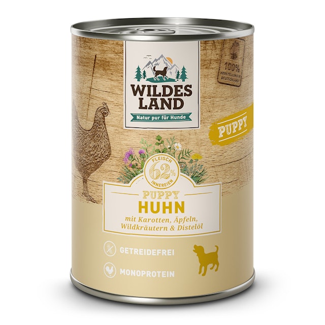 Wildes Land PUPPY Hundenassfutter 400gVorschaubild