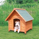 Vorschaubild TRIXIE natura Hundehütte Cottage mit Satteldach S-M 71x76x77cm natur